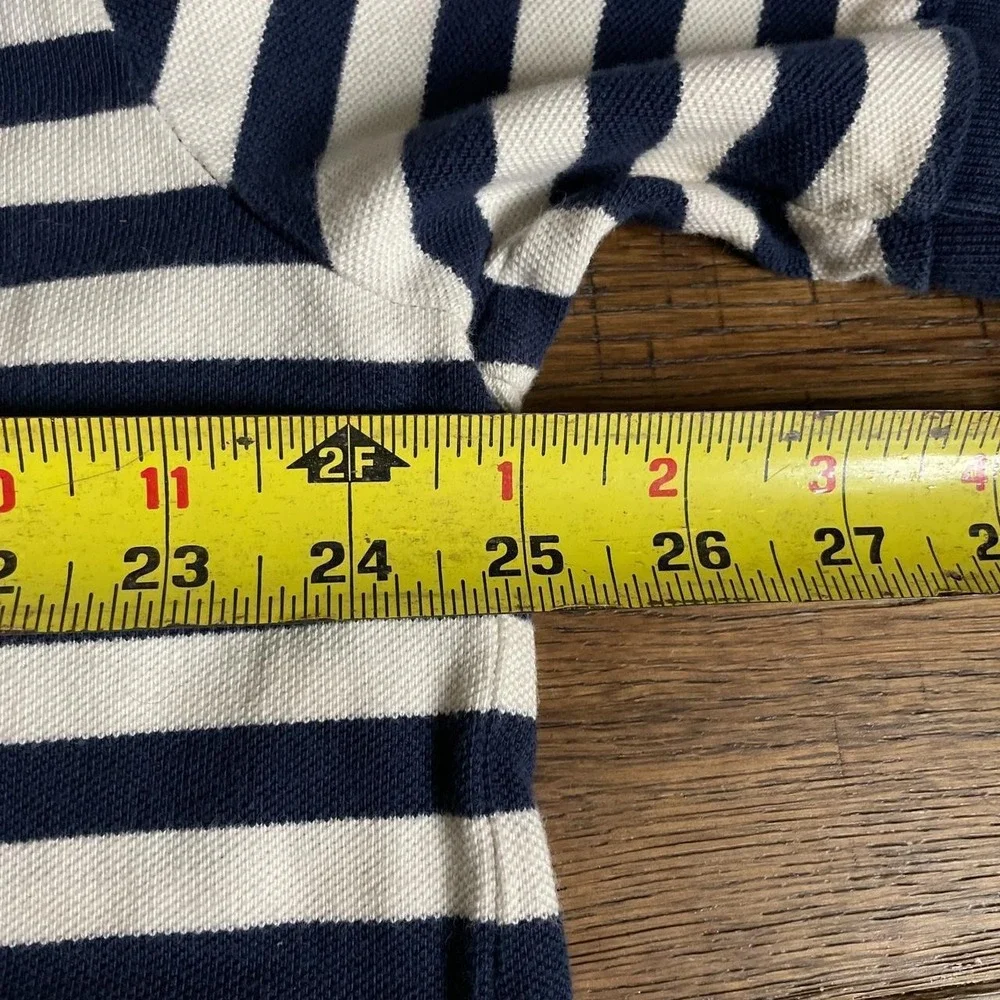 Polo Ralph Lauren Polo Shirt Mens XXL Navy Preppy Striped Vintage Short Sleeve